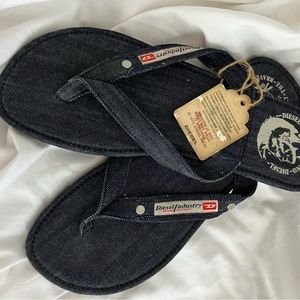 DIESEL - MENS "AQUALIFE" SEASIDE - FLIP-FLOP -size 10.5 Brand New